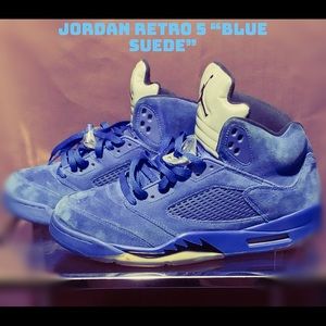 Jordan Retro 5 “Blue Suede”